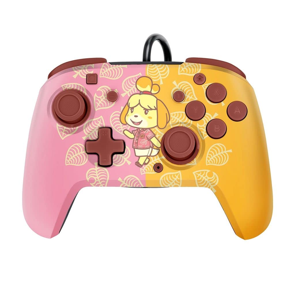 PDP Switch Rematch Manette filaire ISABELLE sous licence officielle Nintendo - Boutons, sticks, déclencheurs et palettes personnalisables - Manettes ergonomiques PDP Switch Rematch Manette filaire ISABELLE sous licence officielle Nintendo - Boutons, sticks, déclencheurs et palettes personnalisables - Manettes ergonomiques